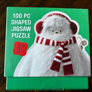 Yeti Jigsaw Puzzle - 100 Piece - Red and White